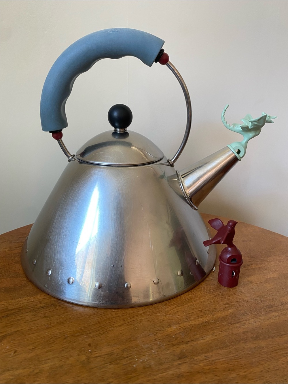 Alessi x Michael Graves Whistling Tea Kettle